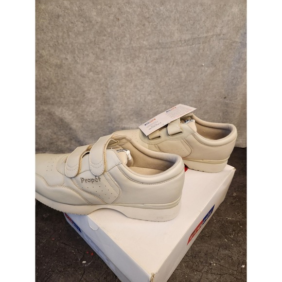 Propet Life Walker Strap Shoes Mens Size 13 White Leather Walking Sneakers M3705 - Picture 9 of 14